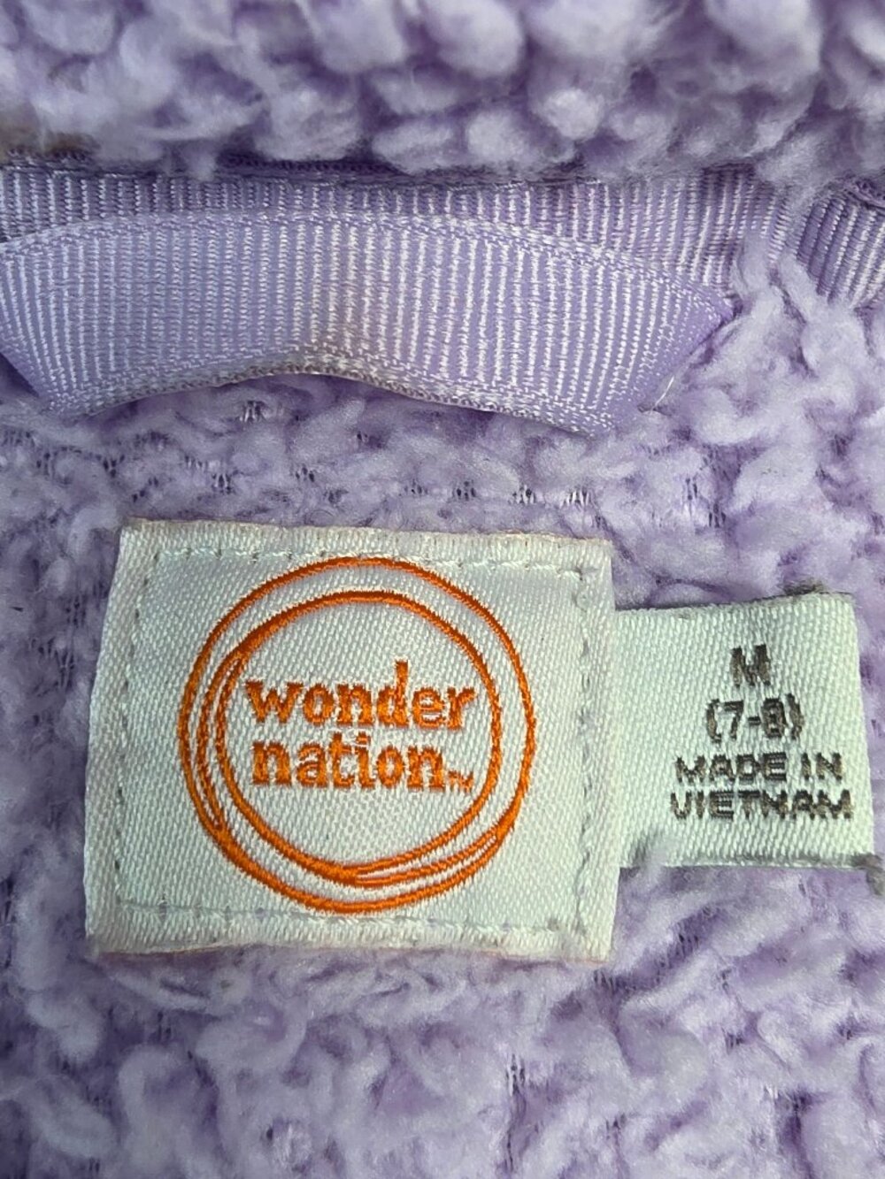 Wonder Nation Sherpa Pullover M 7/8